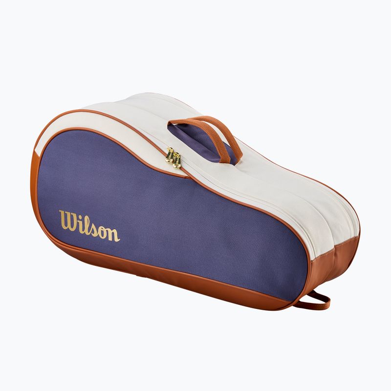 Сумка тенісна Wilson Heritage V2 6Pk cream/clay/navy 2