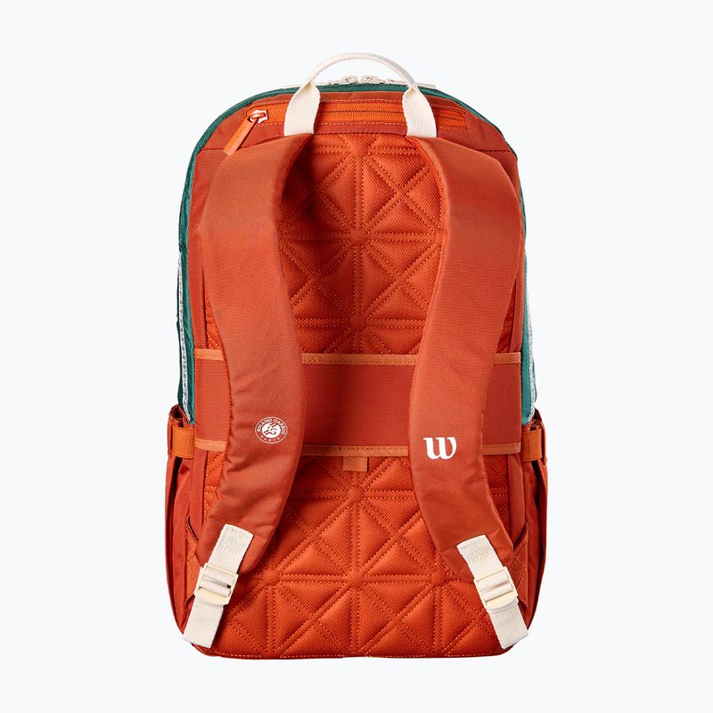 Рюкзак тенісний Wilson Roland Garros 2026 cream/clay/green 2