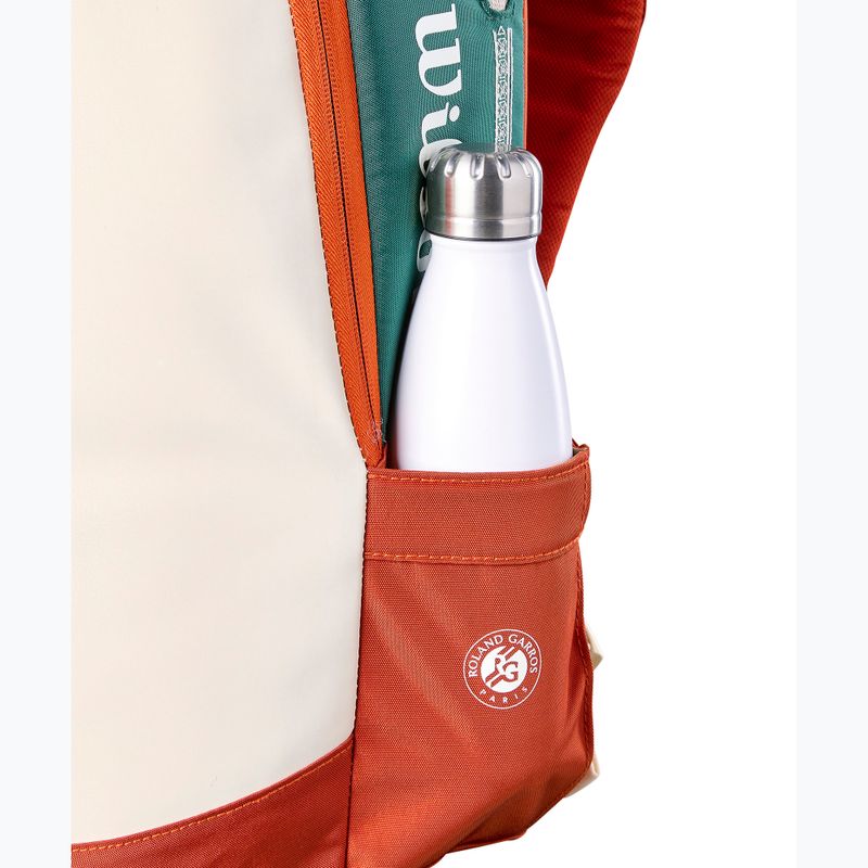 Рюкзак тенісний Wilson Roland Garros 2026 cream/clay/green 5