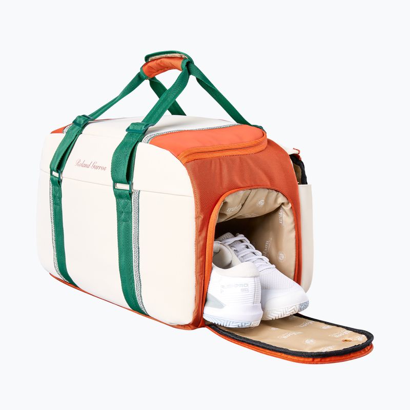 Сумка тенісна Wilson Roland Garros Small Duffel 2026 cream/clay/green 4