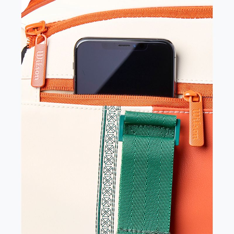 Сумка тенісна Wilson Roland Garros Small Duffel 2026 cream/clay/green 7