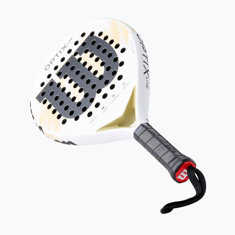 Ракетка для паделю Wilson Optix V2 Lite white 4