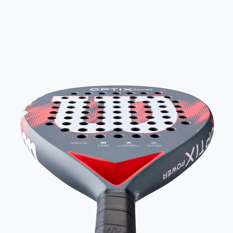 Ракетка для паделю Wilson Optix V2 Power red 5
