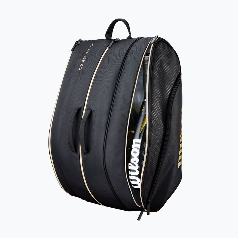 Сумка для паделю Wilson Defy Padel black/gold 5