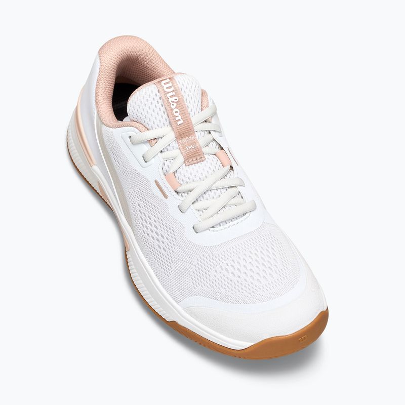 Кросівки тенісні жіночі Wilson Intrigue Pro white/cameo rose/gum 15