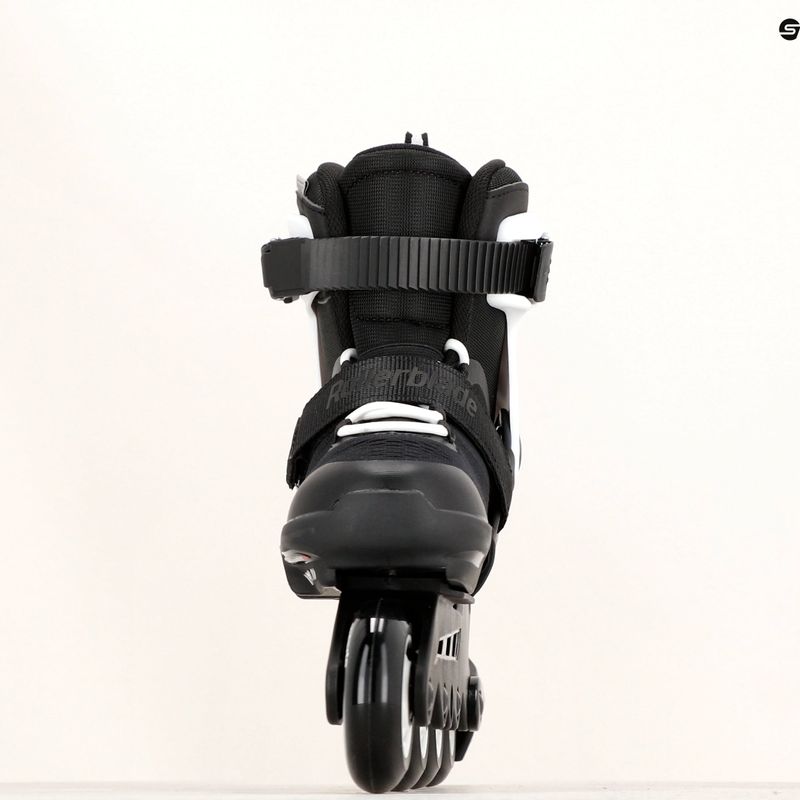 Дитячі роликові ковзани Rollerblade Microblade чорні/білі 16