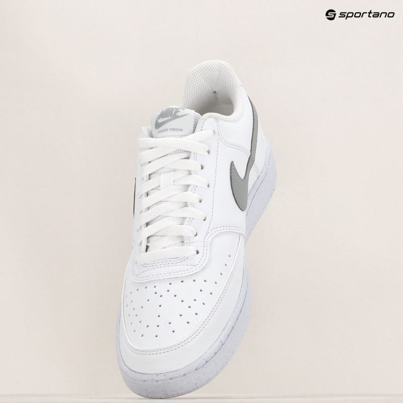 Кросівки чоловічі Nike Court Vision Low Next Nature white/light smoke grey 9