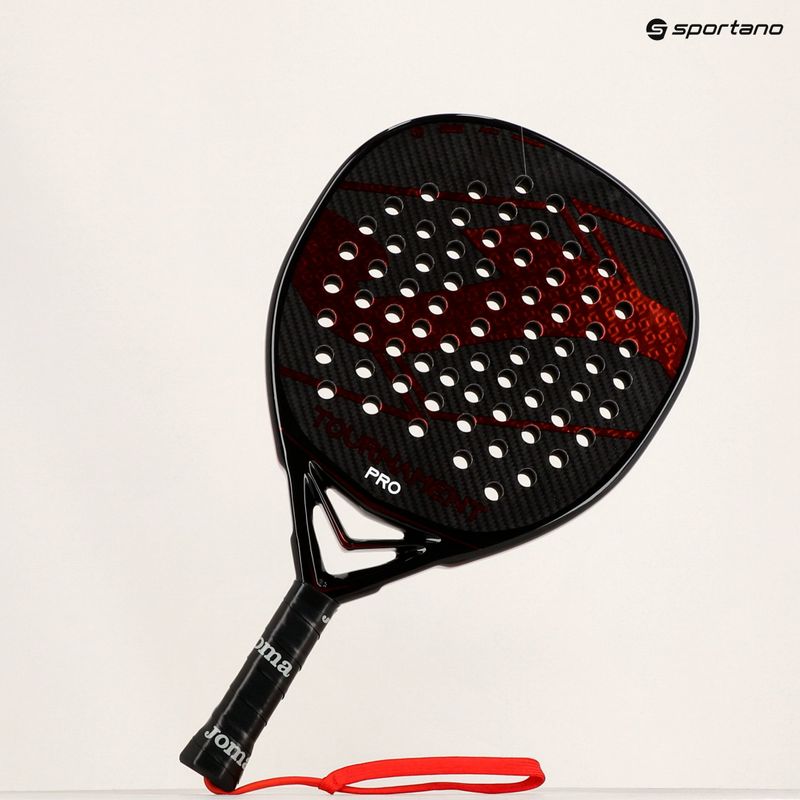 Ракетка Joma Tournament Pro Paddle чорна/червона 8