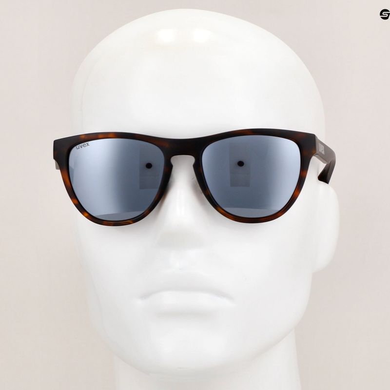 Сонцезахисні окуляри UVEX Esntl Spirit havanna матовий / дзеркальний сріблястий 6