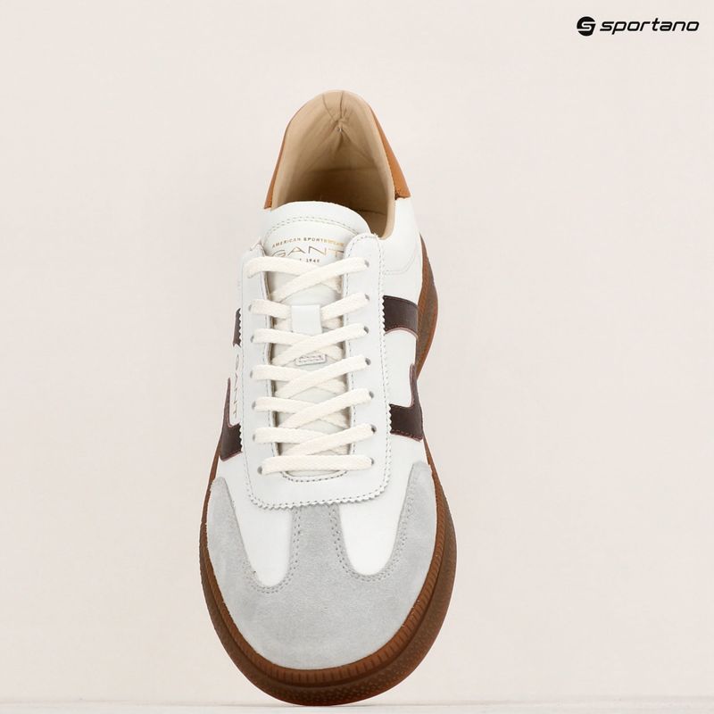 Кросівки чоловічі GANT Cuzmo white/burgundy 10