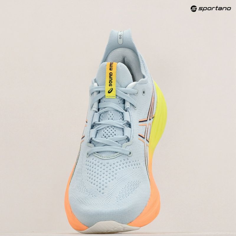 Кросівки для бігу чоловічі ASICS Gel-Nimbus 26 Paris cool grey/safety yellow 17