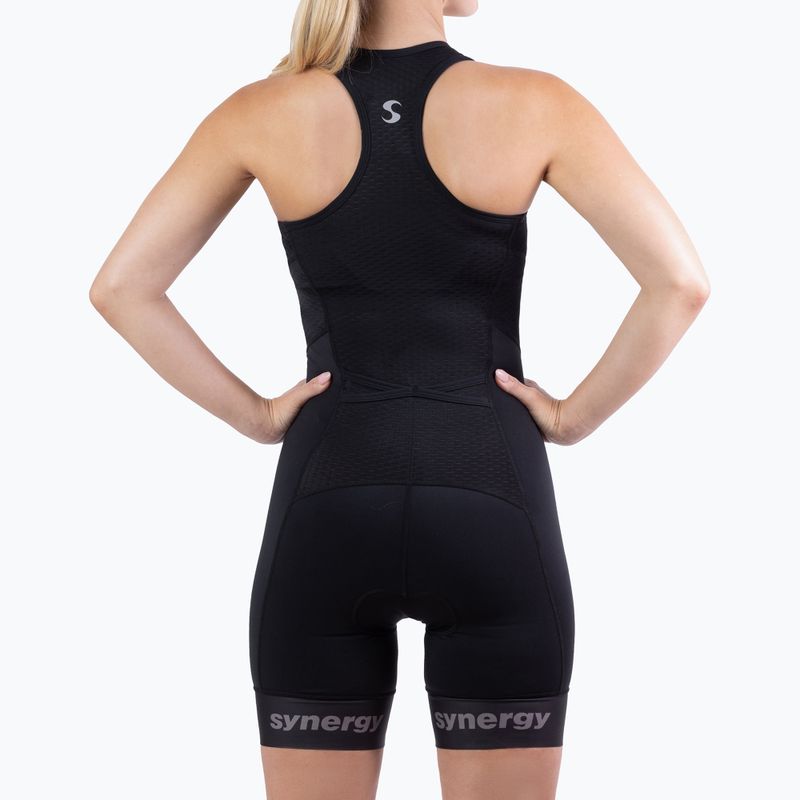 Комбінезон для тріатлону жіночий Synergy Pro Sleeveless Racerback Trisuit onyx 3