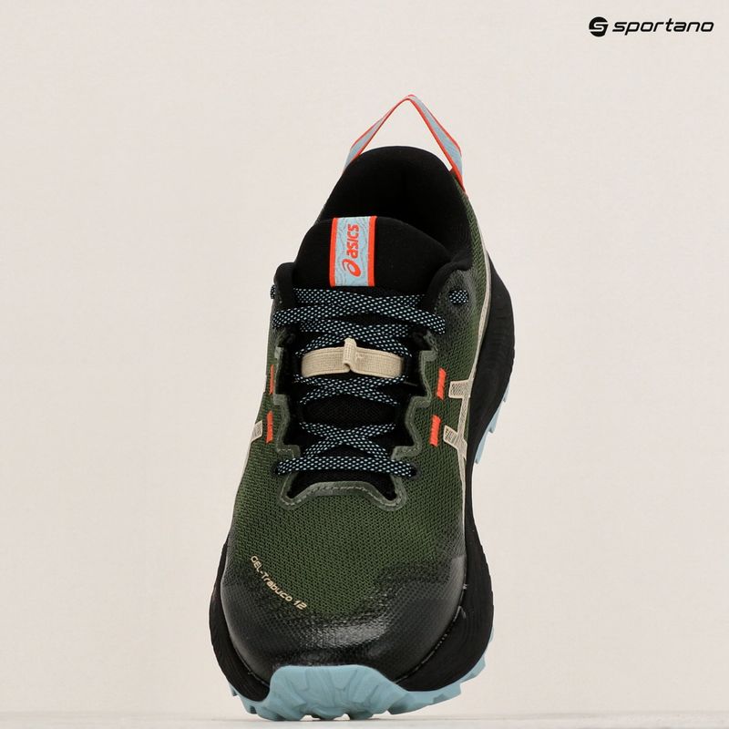 Кросівки для бігу чоловічі ASICS Gel-Trabuco 12 smog green/feather grey 16