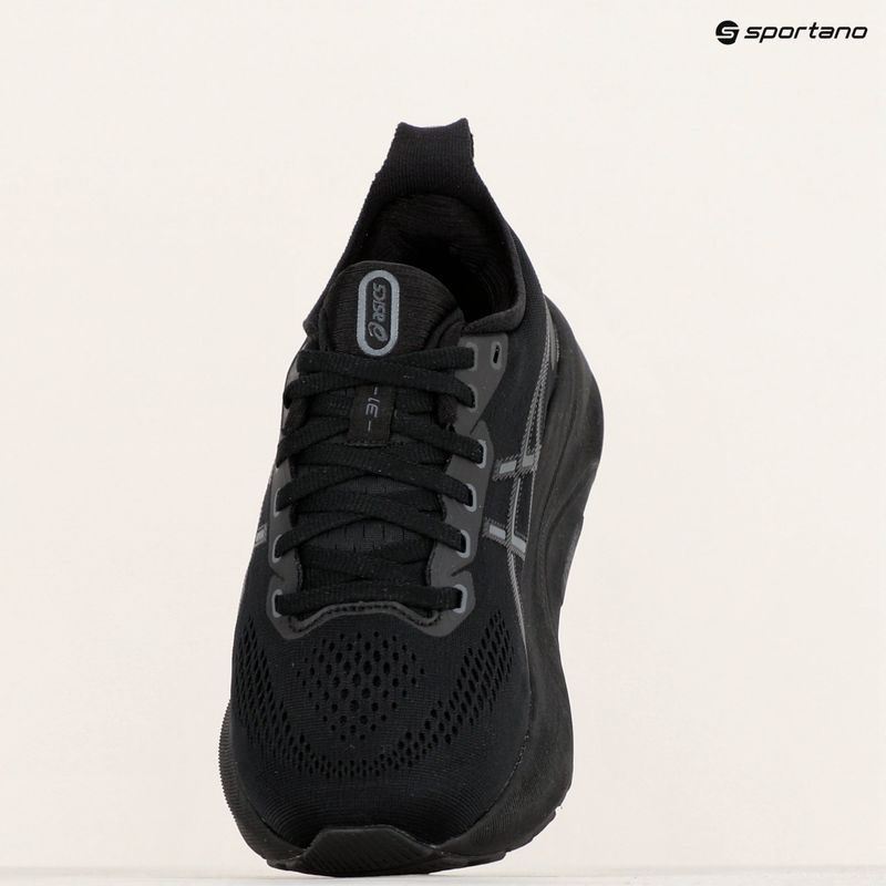 Кросівки для бігу жіночі ASICS Gel-Kayano 31 black/black 15