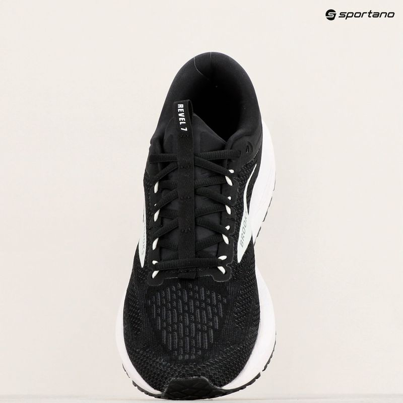 Кросівки для бігу чоловічі Brooks Revel 7 black/white 18