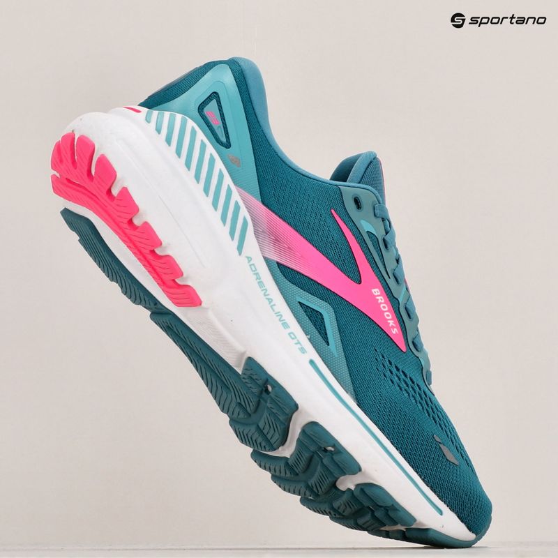 Кросівки для бігу жіночі Brooks Adrenaline GTS 23 storm blue/pink/aqua 12