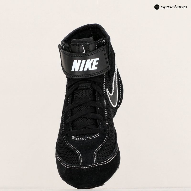 Кросівки борцівські дитячі Nike Speedsweep VII black/white/black 14