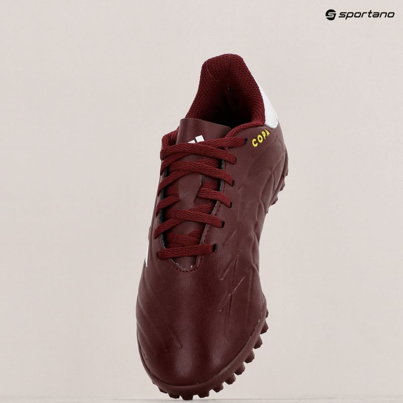 Кросівки футбольні дитячі adidas Copa Pure II Club TF shadow red/footwear white/team solar yellow 11