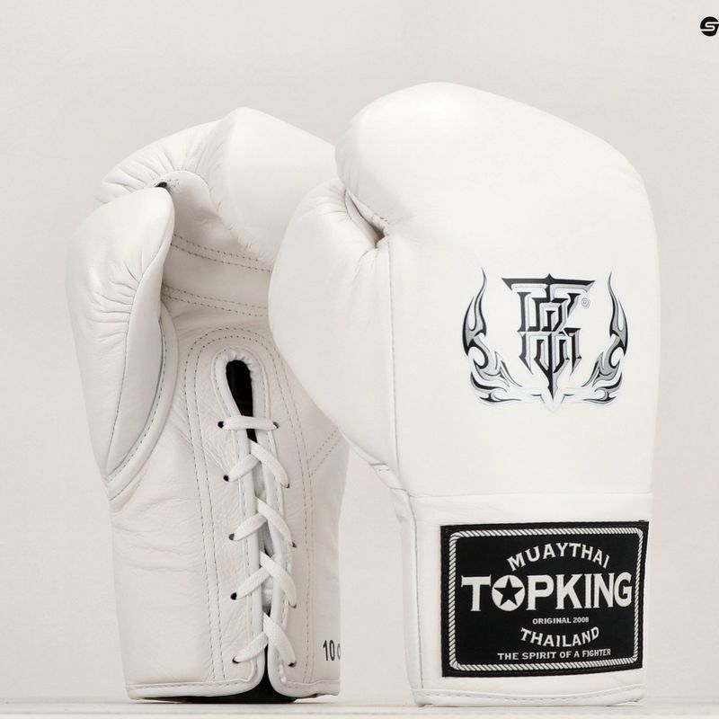 Рукавиці боксерські Top King Boxing Competition white 7