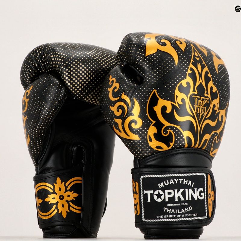 Рукавиці боксерські Top King Boxing Kanok black 7