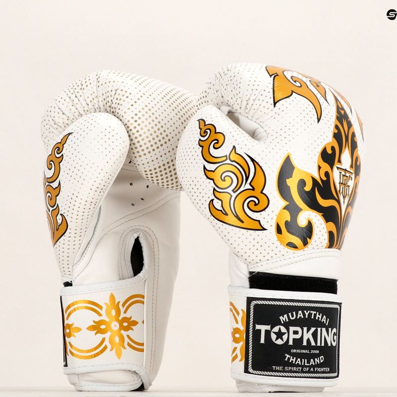 Рукавиці боксерські Top King Boxing Kanok white 6