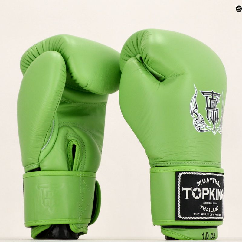 Рукавиці боксерські Top King Muay Thai Ultimate green 7