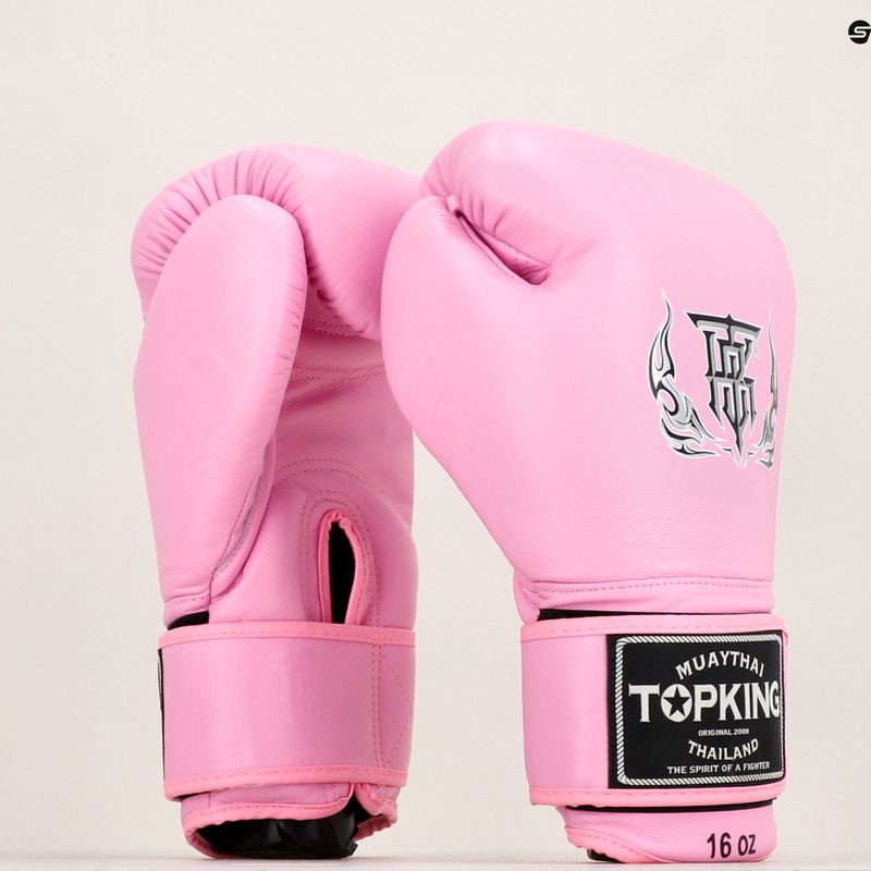 Рукавиці боксерські Top King Muay Thai Ultimate pink 6