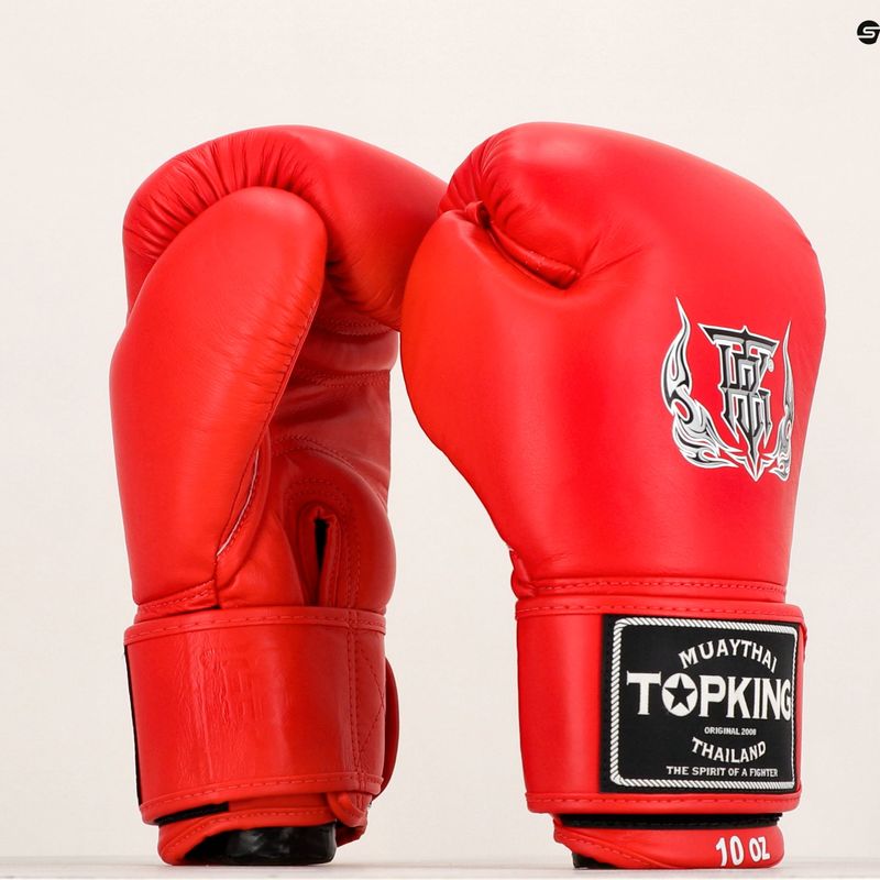Рукавиці боксерські Top King Muay Thai Ultimate red 6