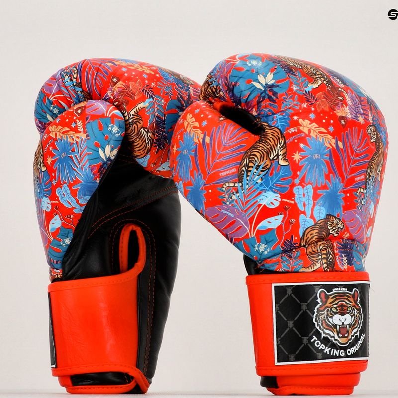 Рукавиці боксерські Top King Boxing Wild Tiger black/orange 6