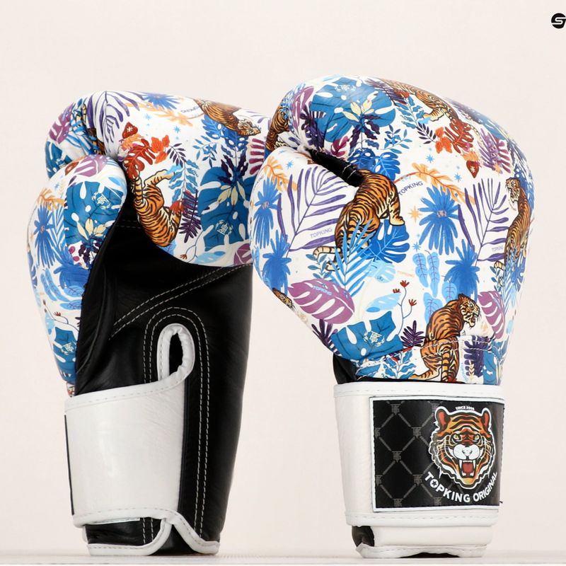 Рукавиці боксерські Top King Boxing Wild Tiger black/white 6