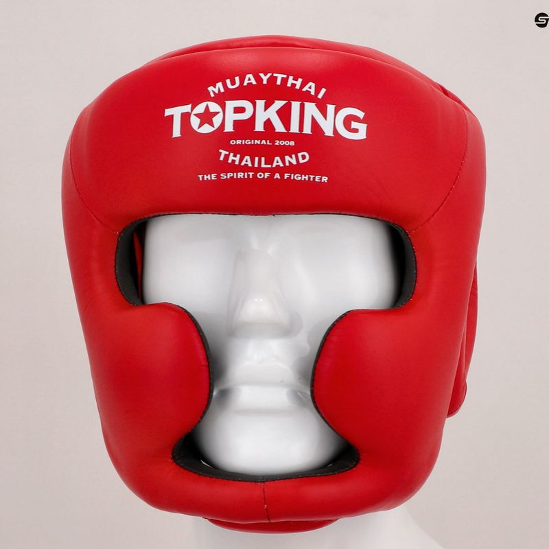 Шолом боксерський Top King Full Coverage red 8