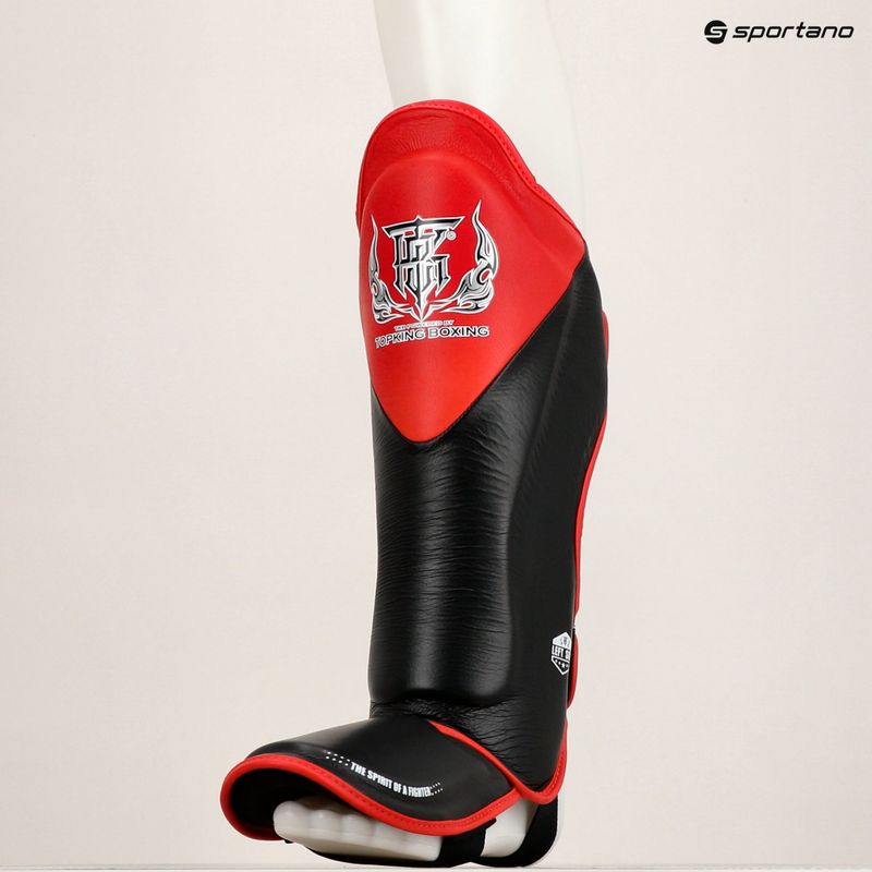 Захист для гомілок та стоп Top King Shin Guards Blend black/red 8