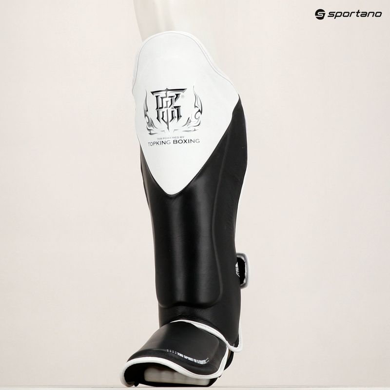 Захист для гомілок та стоп Top King Shin Guards Blend black/white 8