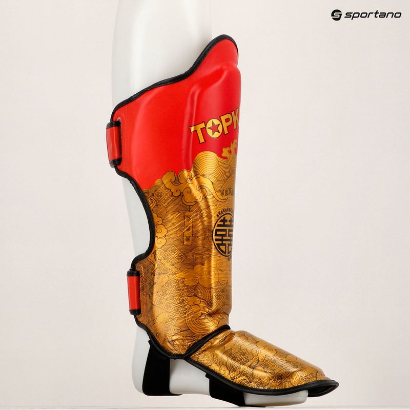 Захист для гомілок та стоп Top King Happiness Chinese red 8