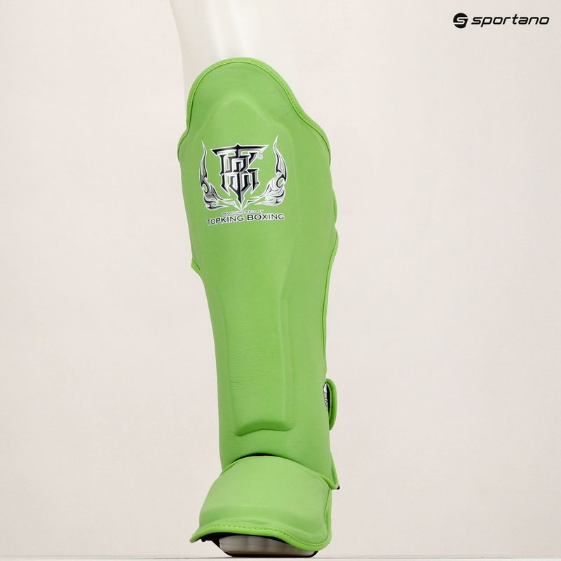 Захист для гомілок та стоп Top King Pro Semi Leather green 6