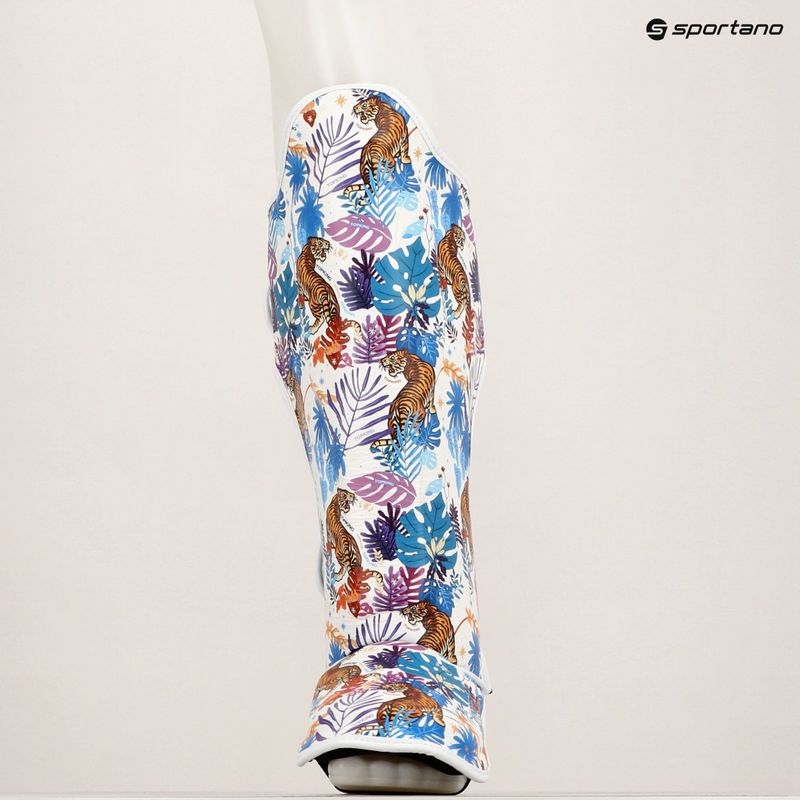 Захист для гомілок та стоп Top King Wild Tiger King white 8