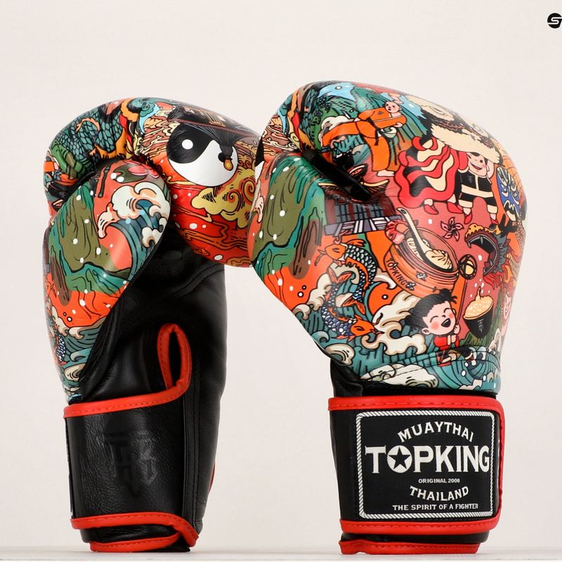 Рукавиці боксерські Top King Boxing Culture black/red TKBGCT-2C2 7