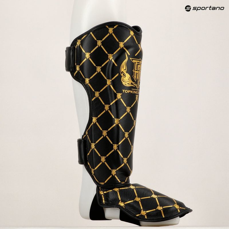 Захист для гомілок та стоп Top King Chain black/gold 6
