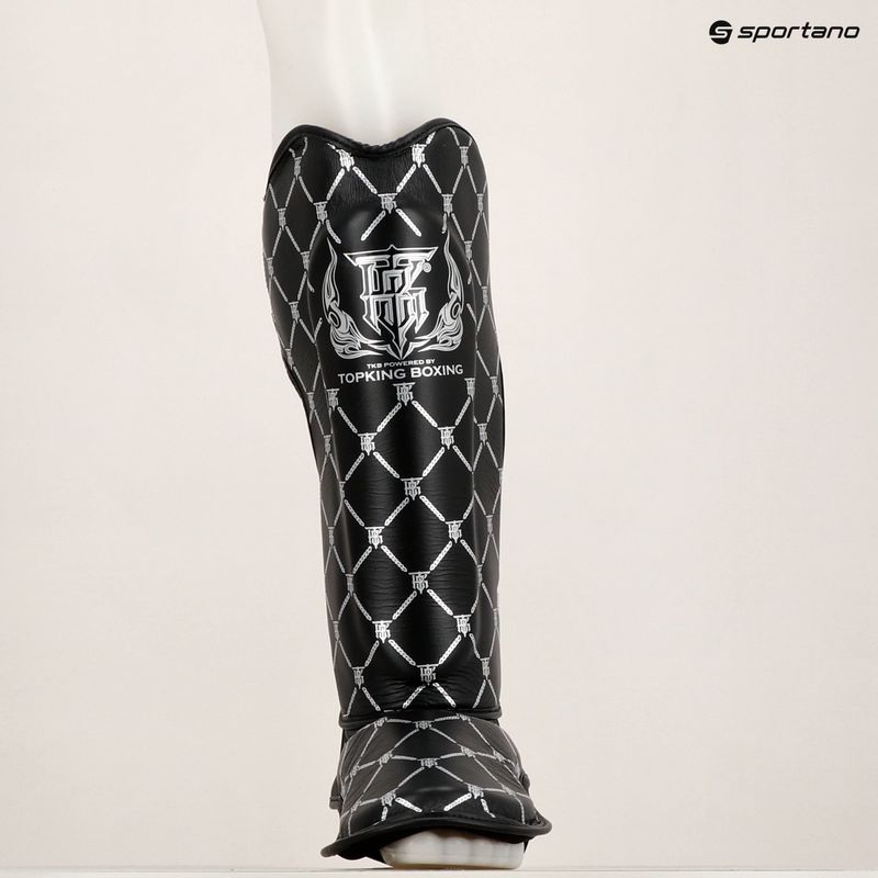 Захист для гомілок та стоп Top King Chain black/silver 6