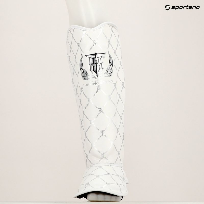 Захист для гомілок та стоп Top King Chain white/silver 6