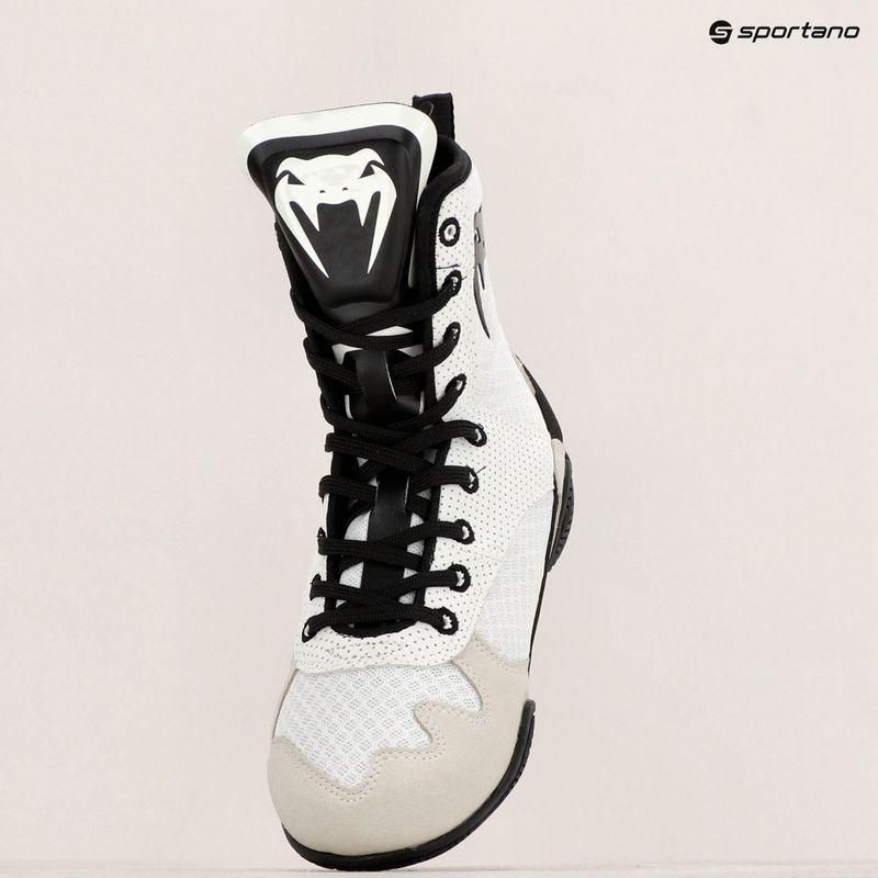 Кросівки боксерські Venum Elite Boxing white/black 19