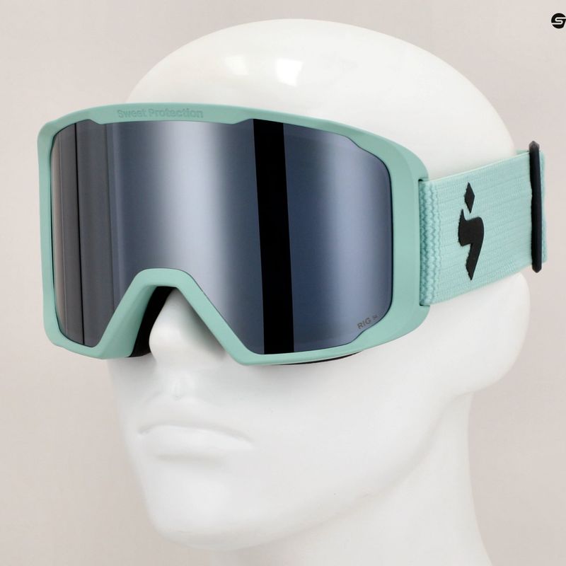Окуляри гірськолижні Sweet Protection Durden RIG Reflect obsidian/misty turquoise/misty trace 8