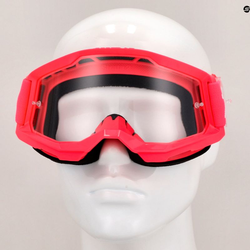 Окуляри велосипедні 100% Strata 2 pink/clear 7