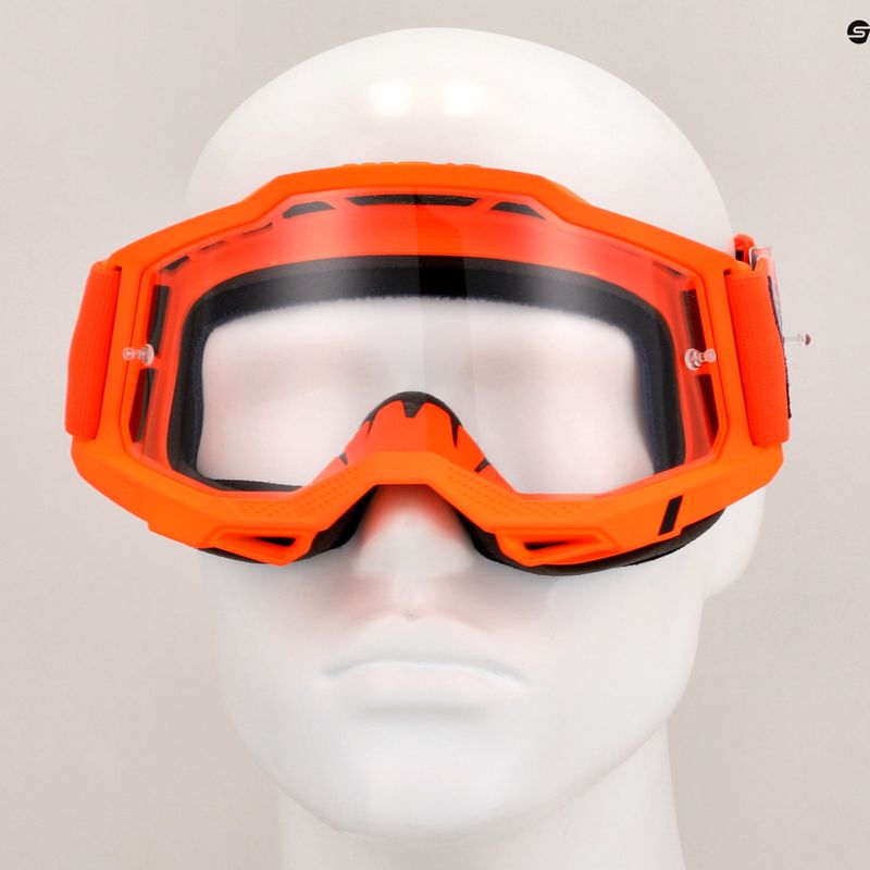 Окуляри велосипедні 100% Accuri 2 50221-101-05 orange/clear 7
