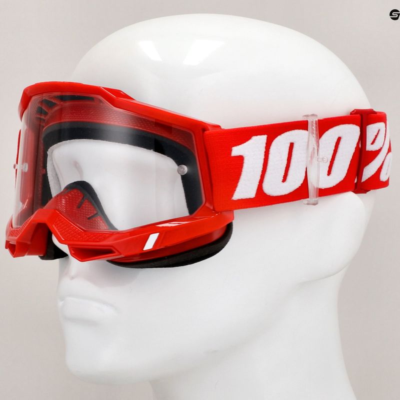 Окуляри велосипедні 100% Accuri 2 neon/red/clear 7