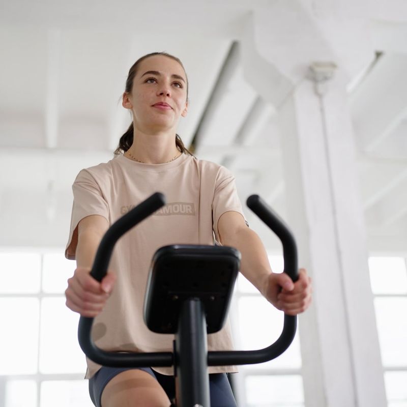 Велосипед стаціонарний XTREXO Hex чорний EB-H02 18