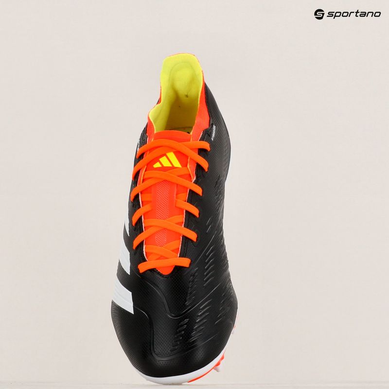 Кросівки футбольні adidas Predator League FG core black/cloud white/solar red 10
