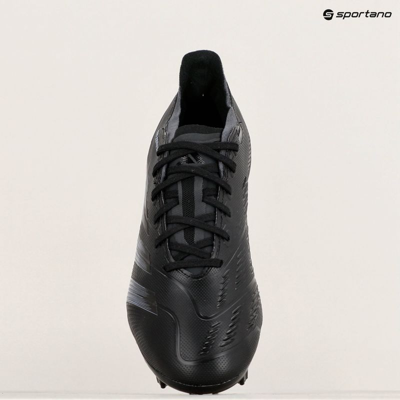 Кросівки футбольні adidas Predator League FG core black/carbon 11