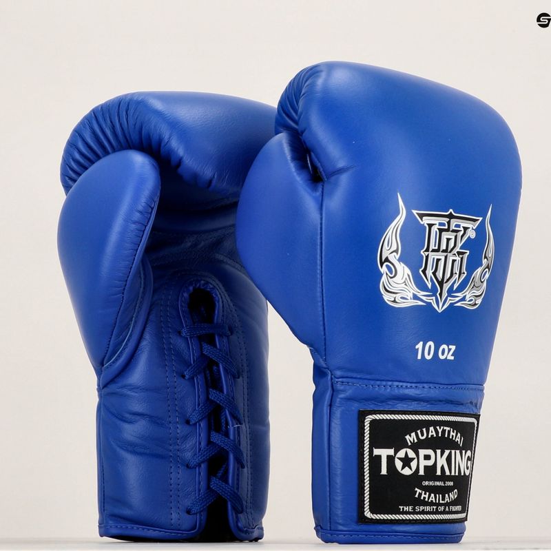 Боксерські рукавички Top King Muay Thai Pro сині 7