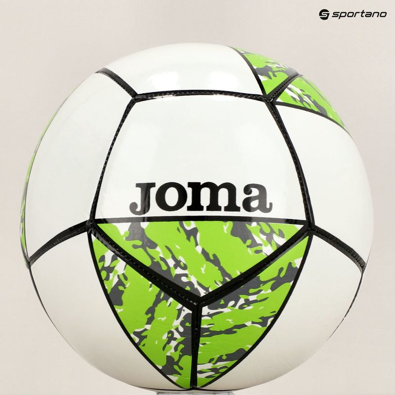 М'яч футбольний Joma Challenge II white/green розмір 3 7